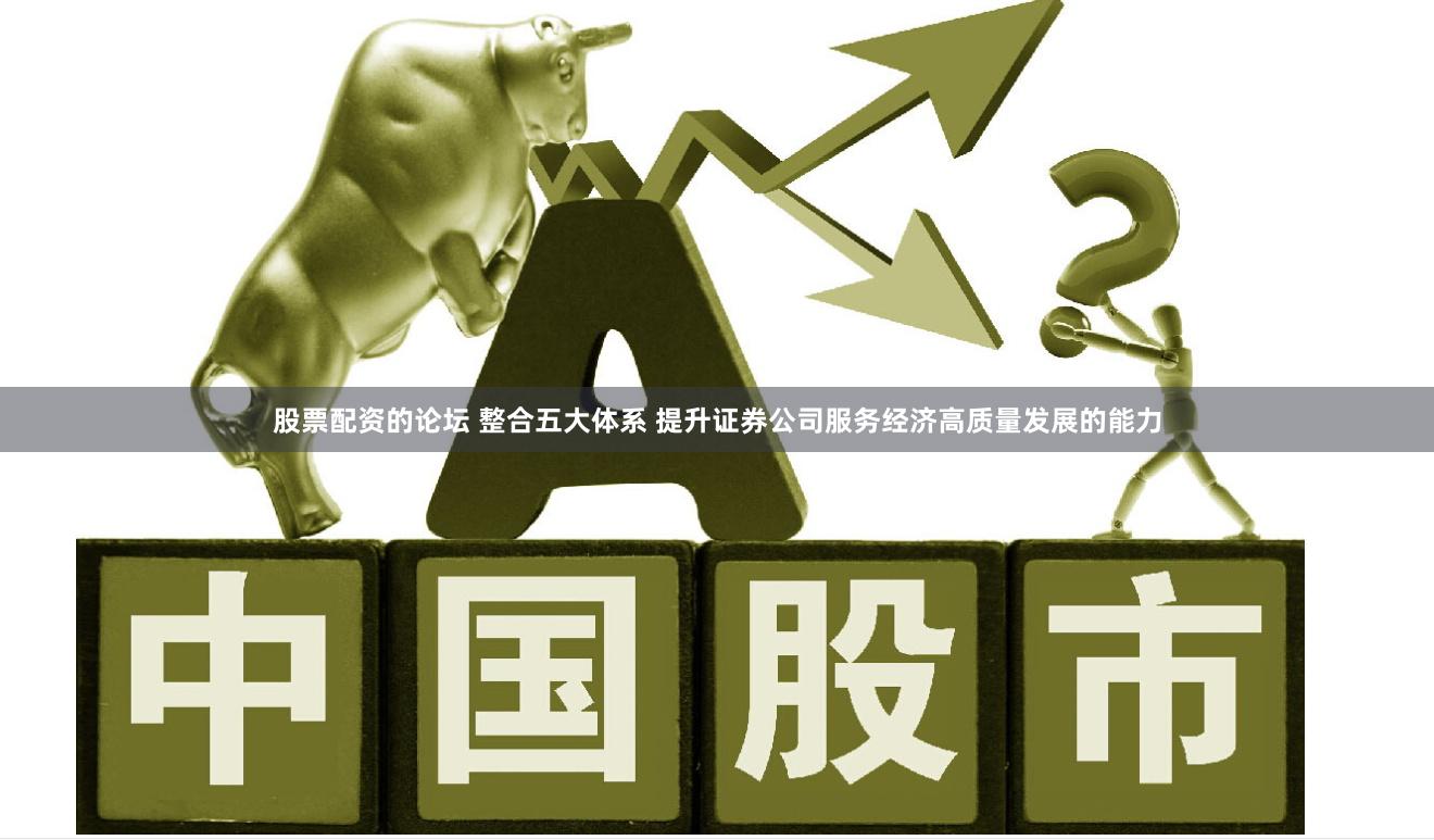 股票配资的论坛 整合五大体系 提升证券公司服务经济高质量发展的能力